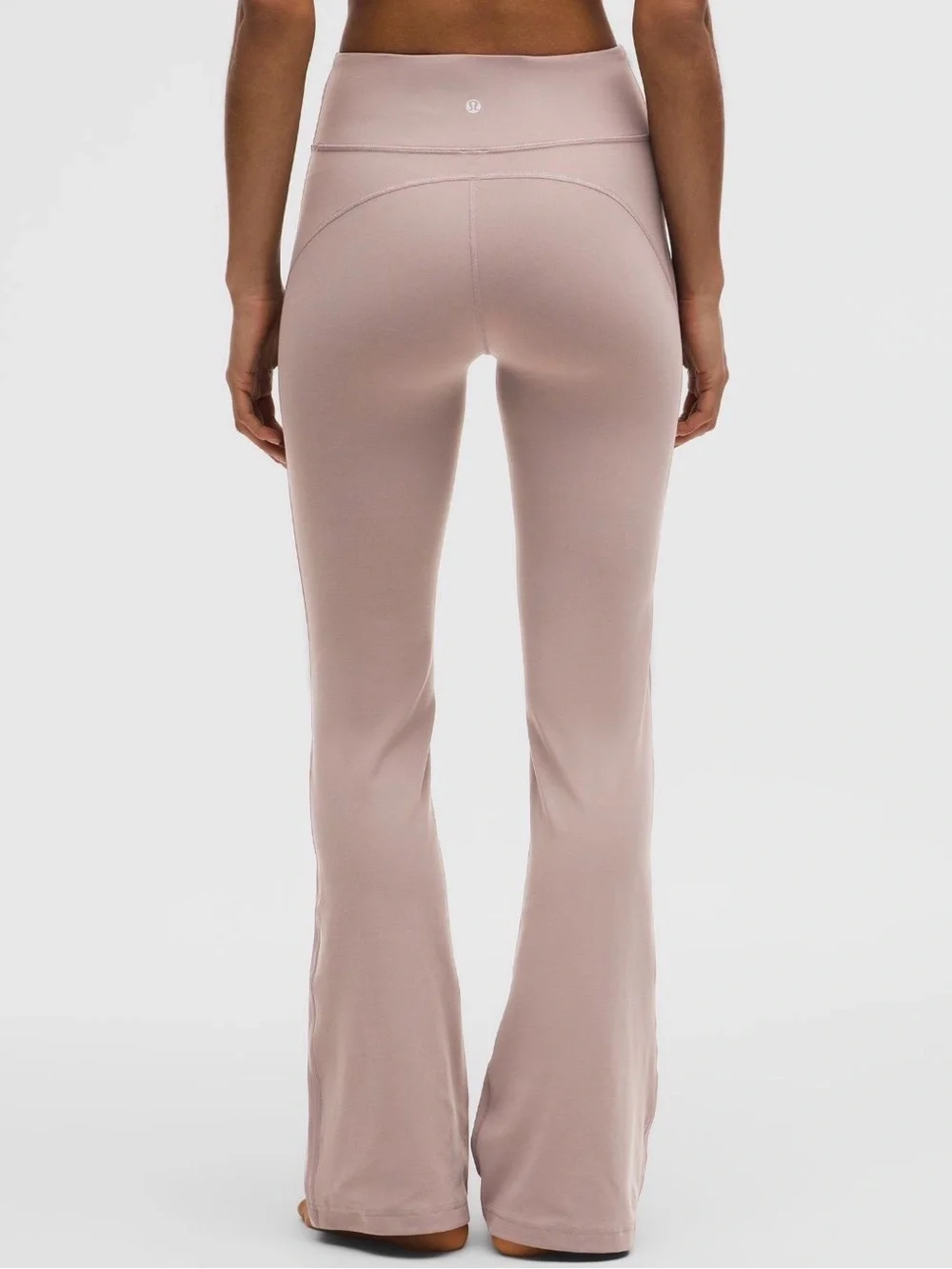 Lululemon High-Waist tan Flare Leggings - barely worn